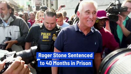 Roger Stone Sentenced to 40 Months in Prison