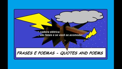 Amigos falsos são como cadeira elétrica: Estão cheios de energia e são fatais! [Frases e Poemas]