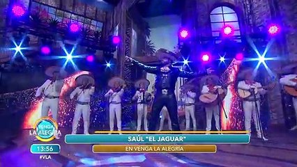 Saul "El Jaguar" nos deleitó con ¿Qué tal te va sin mí? Venga La Alegría