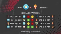Previa partido entre UD Ibiza y Sporting B Jornada 26 Segunda División B