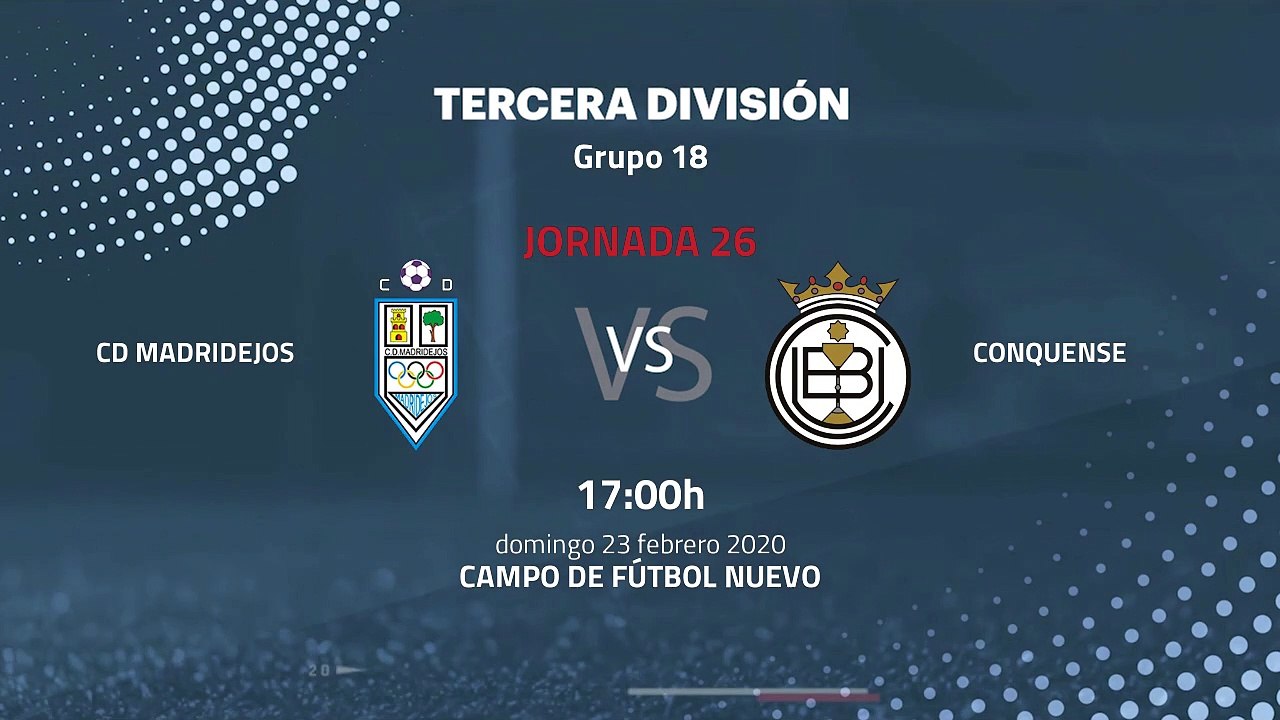 Previa partido entre CD Madridejos y Conquense Jornada 26 Tercera División