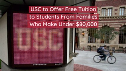 USC Tries A New Tuition Method