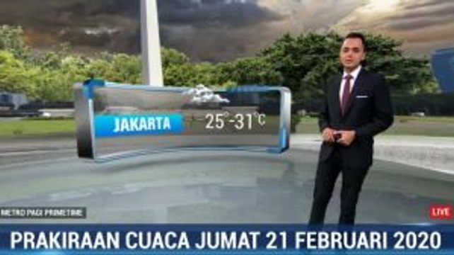 Prakiraan Cuaca Jumat 21 Februari 2020