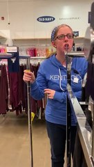 Employee Upset About Customers Touching Clothing Rack