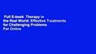 Full E-book  Therapy in the Real World: Effective Treatments for Challenging Problems  For Online