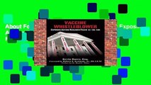 About For Books  Vaccine Whistleblower: Exposing Autism Research Fraud at the CDC  For Free