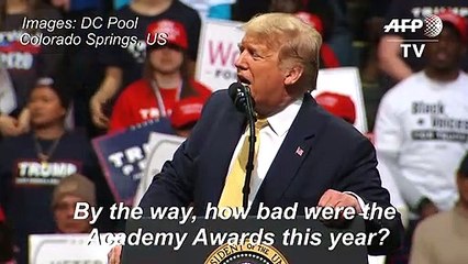 Trump scoffs at 'Parasite's' Oscar win