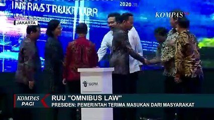 RUU Omnibus Law, Presiden: Pemerintah Terima Masukan Dari Masyarakat