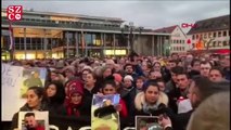 Hanau’da binlerce kişi ırkçılığı lanetlemek için gösteri düzenledi