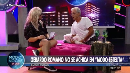 Así fue el beso exclusivo de lengua entre Estelita y Gerardo Romano