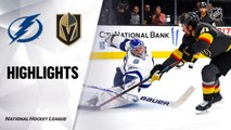 NHL Highlights | Lightning @ Golden Knights 2/20/2020