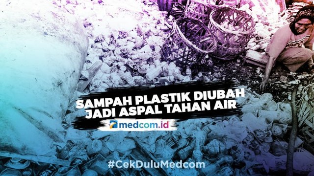 Sampah Plastik Diubah Jadi Aspal Tahan Air
