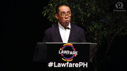 De Lima: #LawfarePH is a gathering of the brave