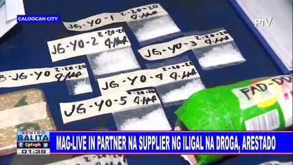 Mag-live in partner na supplier ng iligal na droga, arestado