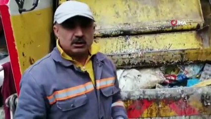 İstanbul'da şoke eden görüntüler: Bebeğini çöpe böyle attı!