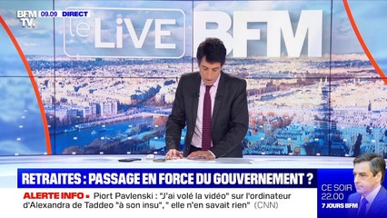 Retraites: passage en force du gouvernement ? - 21/02