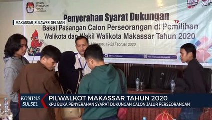 Penyerahan Syarat Dukungan Bakal Paslon Perseorangan Pilwakot