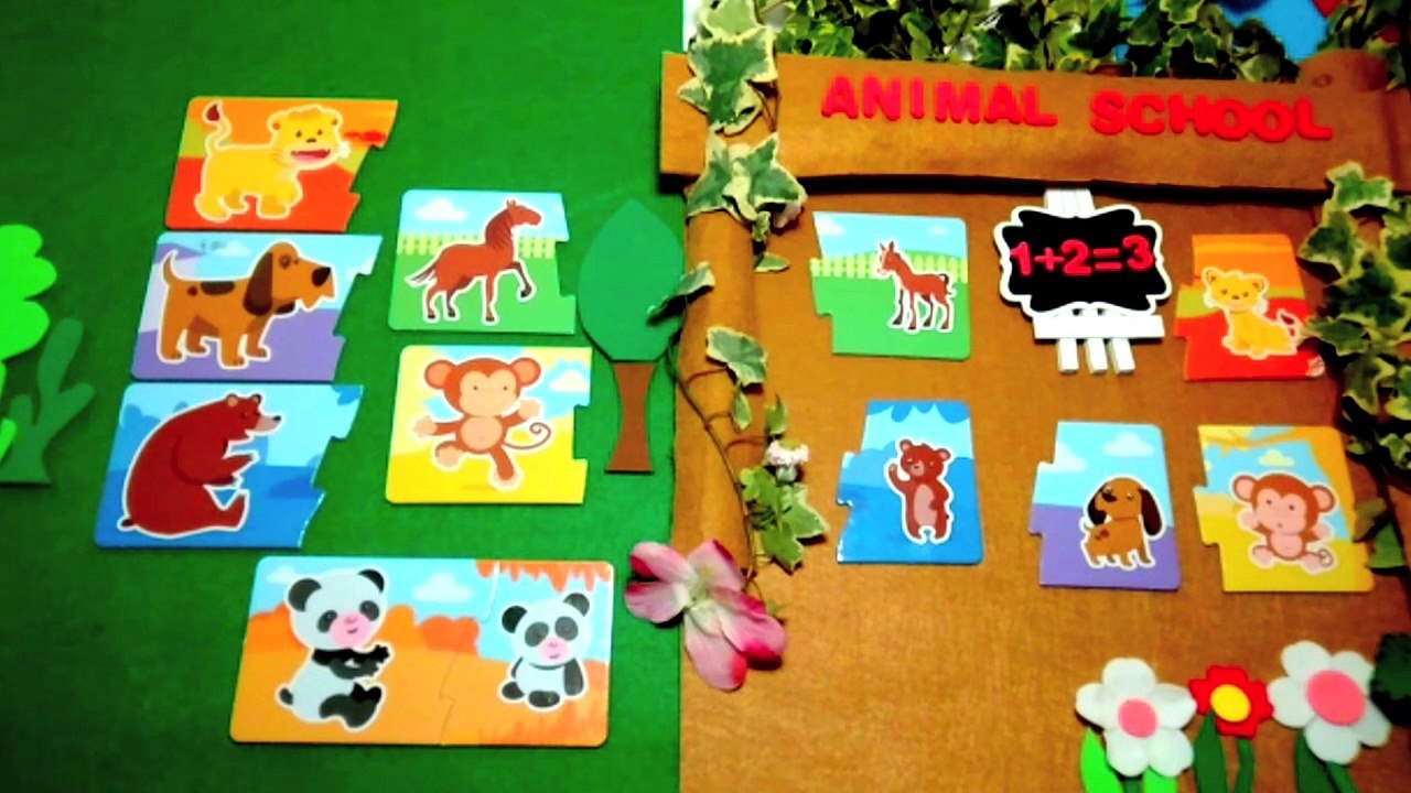 Cute Baby Videos - Baby Stop Motion Animations, animal school