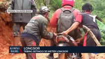 Longsor Tutup Jalan Penghubung Antar Provinsi di Majene
