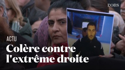 A Hanau, l'émotion et la colère après l'attentat raciste