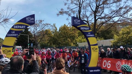 La première étape du Tour des Alpes-Maritimes et du Var est partie du Cannet