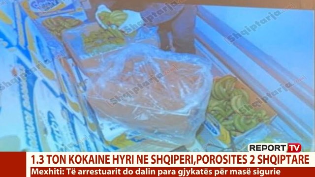 1.3 ton kokainë! Pamje të reja të drogës, ministri maqedonas: 4 të arrestuar, kemi kryer bastisje