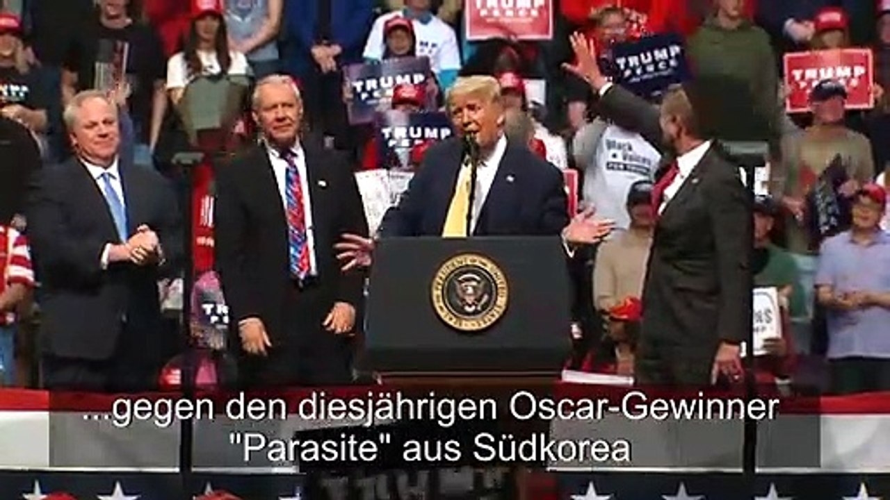 Donald Trump wettert gegen Oscar-Gewinner 'Parasite'