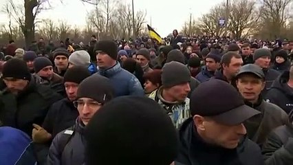 Ukrayna'da Koronavirüs arbedesi