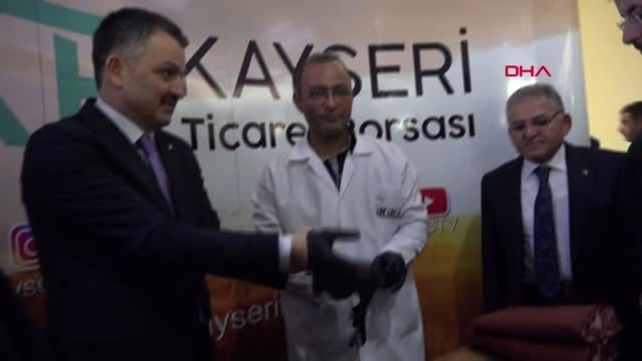 Kayseri bakan pakdemirli: türkiye tarımda kendi kendine yeten bir ülkedir