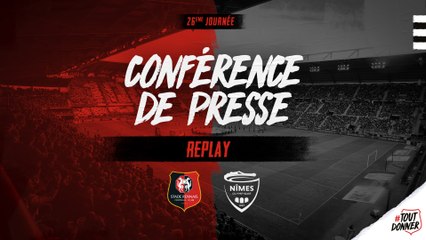 J26. #SRFCNO - Replay de la conférence de presse d'avant-match