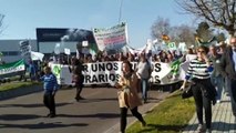 Más de mil agricultores se manifiestan en Mérida para reclamar precios justos