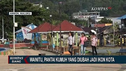Indahnya Pantai Wainitu, Buat Masyarakat Enggan Buang Sampah