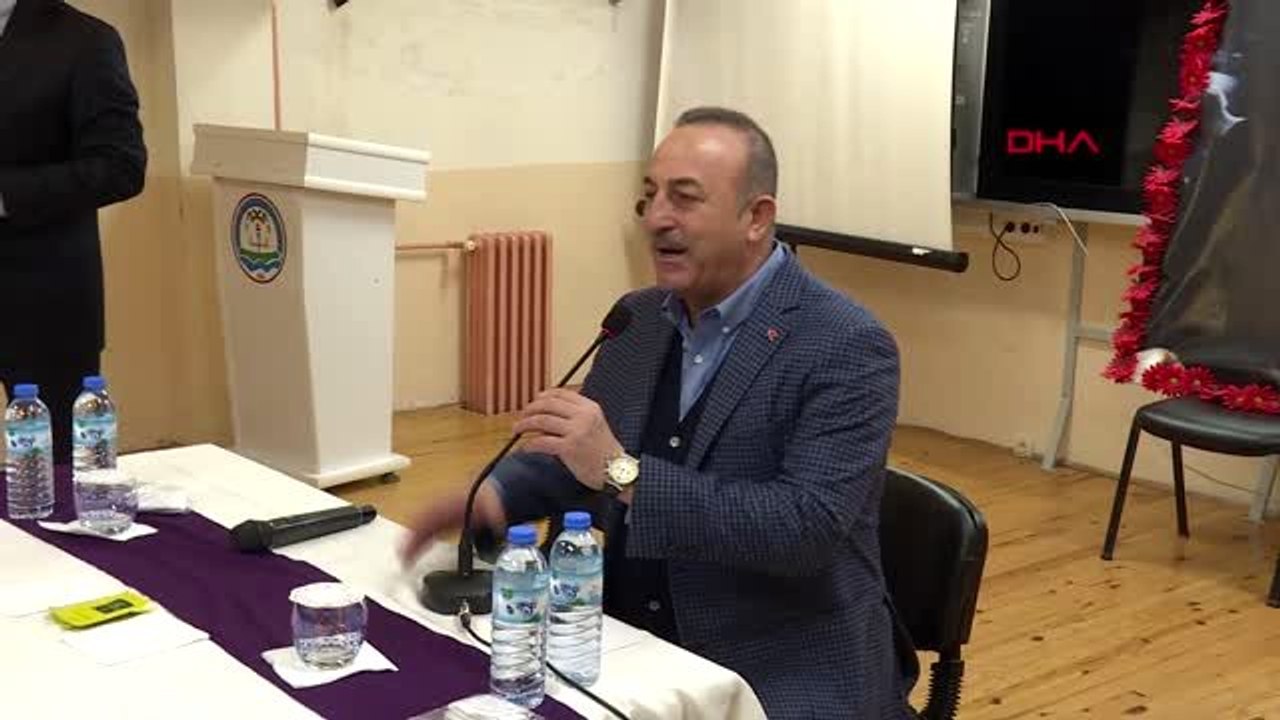 Çavuşoğlu türkler imkb sosyal bilimler lisesi ziyaret etti