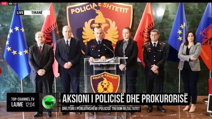 Download Video: Aksioni i policisë dhe prokurorisë/ Drejtori i përgjithshëm i policisë tregon rezultatet