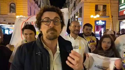 Toninelli - A Napoli, nel quartiere Vomero con il candidato Luigi Napolitano (20.02.20)