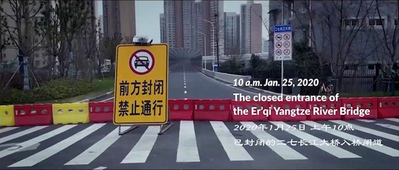 Hayalet şehir Wuhan'ın içinden: Kentte çakılıp kalan film ekibinin çektiği görüntüler yankı uyandırdı