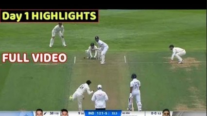 India Vs New Zealand 1st Test 1st Day Full Match Highlights..