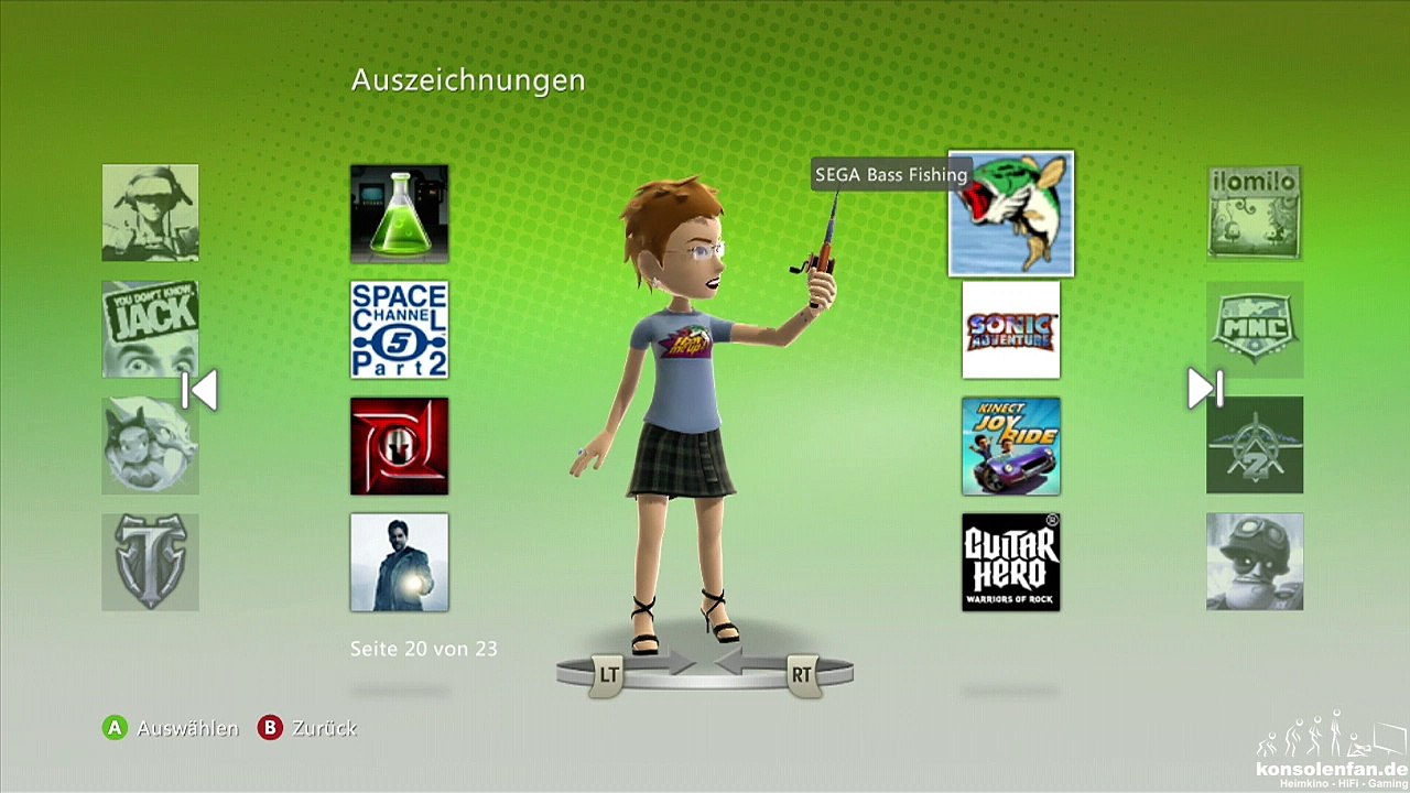 Sega bass fishing ► avatar awards