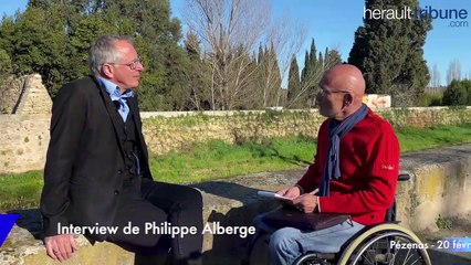 PEZENAS - Interview de Philippe Alberge, les yeux dans les yeux avec Paul-Éric Laurès