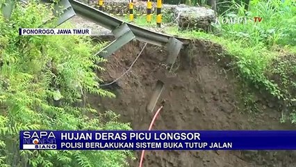 Longsor Melanda, Polisi Jadikan Sistem Buka Tutup untuk Hindari Kerusakan