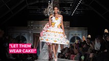 Moschino lets models have their cake and wear it too