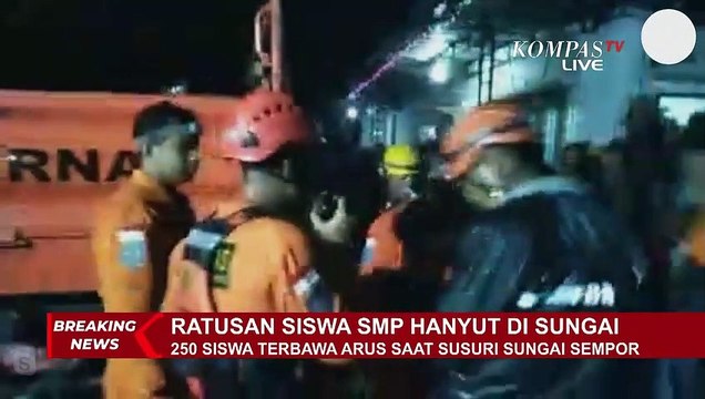 [Breaking News] - Basarnas dan Relawan Tetap Mencari Siswa SMP 1 Turi yang Hanyut