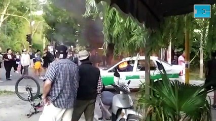 Incidentes durante el pedido de justicia por el crimen de Facundo Coronel
