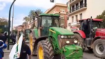 Más de 10.000 personas y medio millar de tractores exigen en Murcia precios 