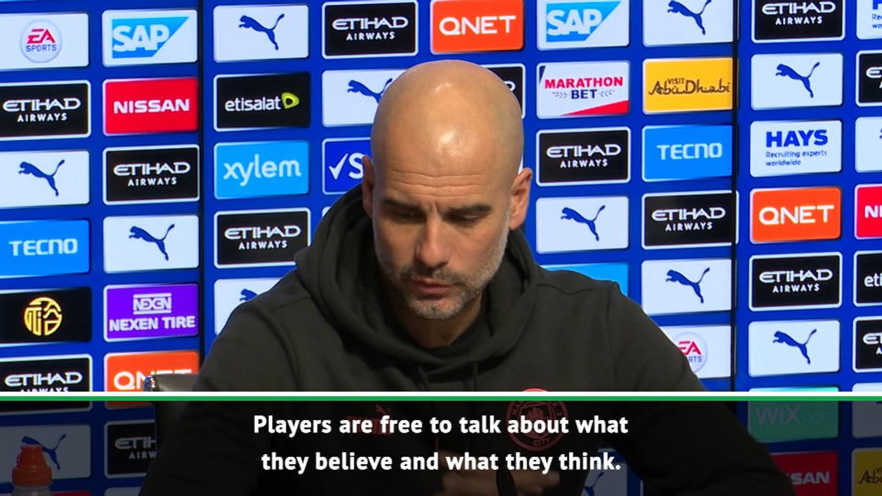 Pep and Zidane discuss controversial Sterling i...