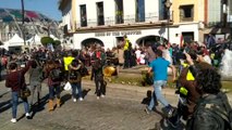 Incidentes en la manifestación de agricultores en Mérida