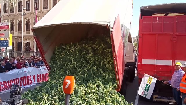 Más de 10.000 personas y medio millar de tractores exigen en Murcia precios justos para el sector