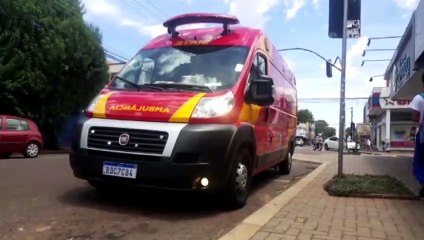Adolescente cai de bicicleta na Rua Rio Grande do Sul