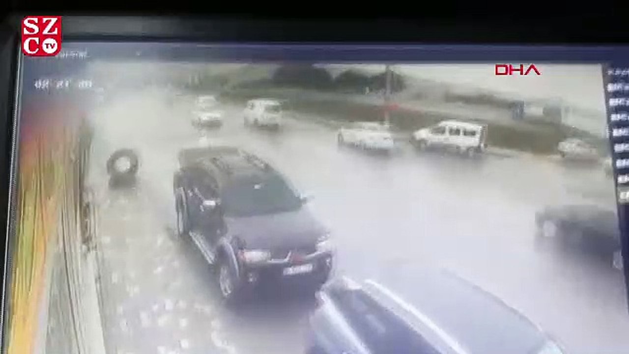 1 kişinin öldüğü, 5 kişinin yaralandığı kazanın görüntüleri ortaya çıktı