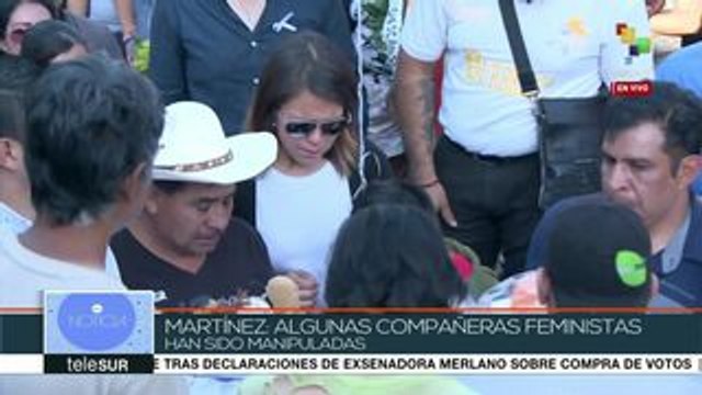 Martínez: ciertos feminismos han sido infiltrados por la derecha